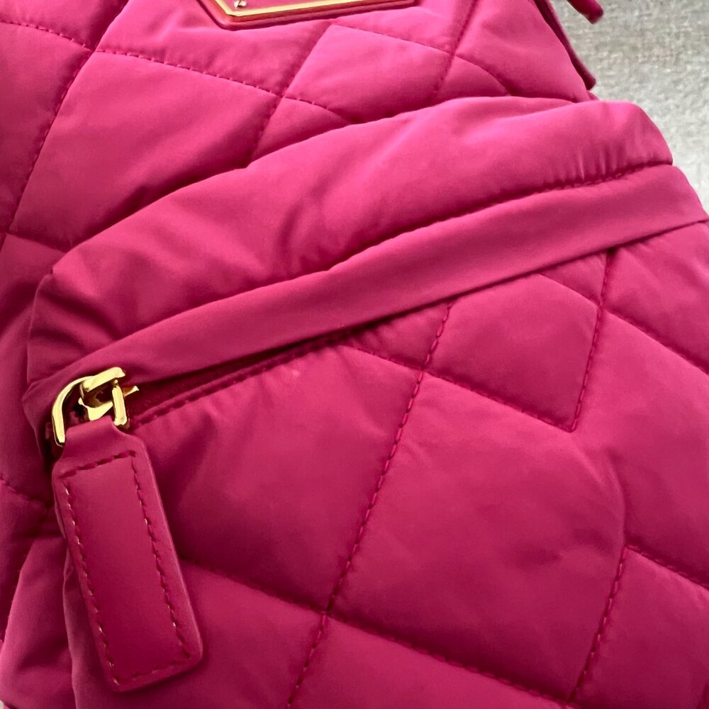 Marc Jacobs Fuchsia Quilted Mini Backpack - Picture 8 of 14